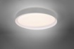 Immagine di Plafoniera Rotonda Zeta Grigia Led Dimmer Cambio Colore Ø48 cm Trio Lighting