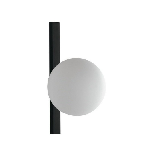 Immagine di Applique Con Sfera Vetro Bianco Enoire Design Fan Europe