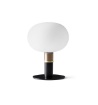 Immagine di Lumetto Design Sfera Bianco Latte 1xG9 Mose Inserto Rame Miloox