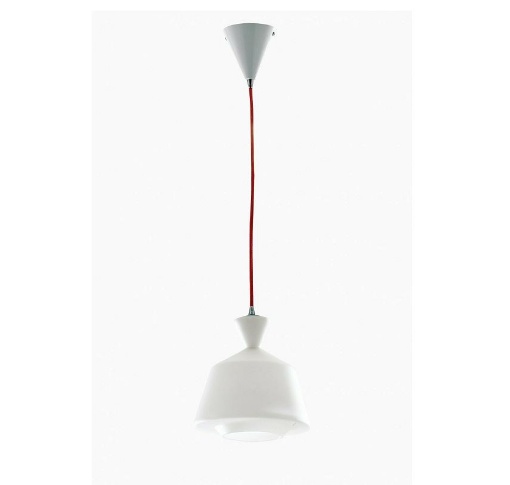 Picture of Sospensione 1 Luce In Vetro Opale Bianco Sugar B Fan Europe