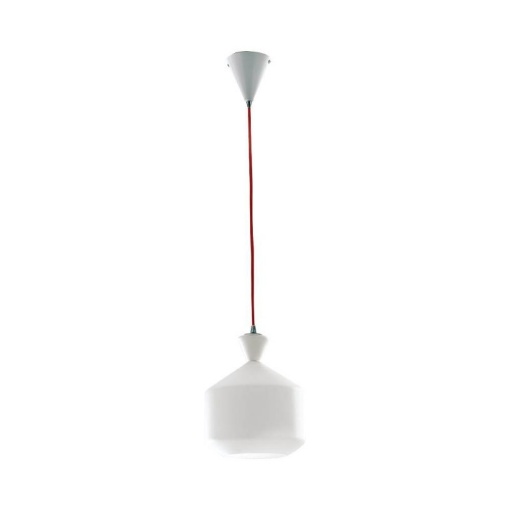 Picture of Sospensione 1 Luce In Vetro Opale Bianco Sugar C Fan Europe