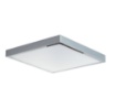 Immagine di Plafoniera Led Da Bagno Cromo Quadrata 24w 4000k IP44 Domo Intec Light