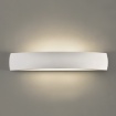 Immagine di Applique Mezzaluna Gesso Alba 2xE14 Luce Sopra E Sotto ACB