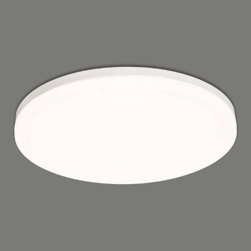 Immagine di Plafoniera Rotonda Angus Led 34W CCT 2700K - 3000K Bianco Opale Ø40 cm ACB