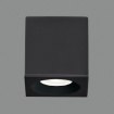 Immagine di Plafone per Esterno Cubo Branco Nero GU10 8x8 cm IP54 ACB