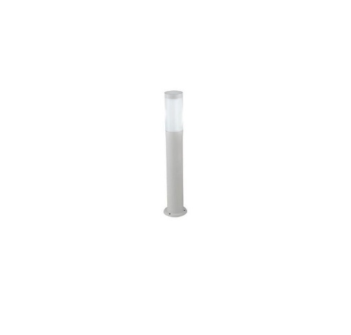 Immagine di Paletto Da Esterno Cilindro Bianco Moderno 70cm IP44 Tokyo Intec Light