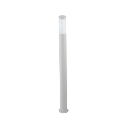 Immagine di Paletto Da Esterno Cilindro IP44 Tokyo 110 cm Bianco Intec Light