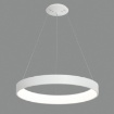 Immagine di Grande Lampadario a Sospensione Dilga Anello Bianco Led 144w CCT Ø110 cm ACB