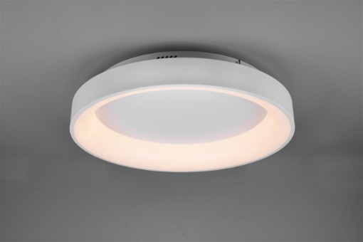 Immagine di Plafoniera Bianca Girona Led Dimmer Cambio Colore 2700k 6000k Ø60 cm Trio Lighting