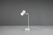 Immagine di Lampada Da Tavolo Minimal Marley Bianco con Spot Cilindrico H45 Trio Lighting