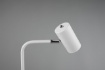 Immagine di Lampada Da Tavolo Minimal Marley Bianco con Spot Cilindrico H45 Trio Lighting