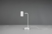 Immagine di Lampada Da Tavolo Minimal Marley Bianco con Spot Cilindrico H45 Trio Lighting