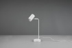 Immagine di Lampada Da Tavolo Minimal Marley Bianco con Spot Cilindrico H45 Trio Lighting