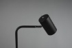 Immagine di Lampada Nera da Comodino Marley con Spot Cilindrico H45 Trio Lighting