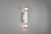 Immagine di Applique Cilindro Bianco Doppia Emissione E27 Vannes Trio Lighting