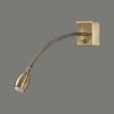 Immagine di Applique Parete Flex Spot Led Orientabile Ottone ACB