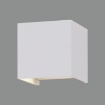 Picture of Applique per Esterno Cubo Kendo Bianco Doppio Led 10x10 cm IP54 ACB