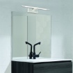 Immagine di Applique Led 4000k Specchio Bagno Menorca Bianco IP44 ACB