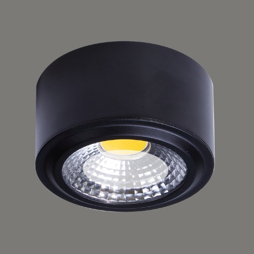 Picture of Plafone Rotondo Spot Led Fisso Studio Nero Ø9 cm ACB