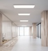 Immagine di Plafoniera Rettangolo Bianco Turin Led 55w 3000k o 4000k L120 cm ACB