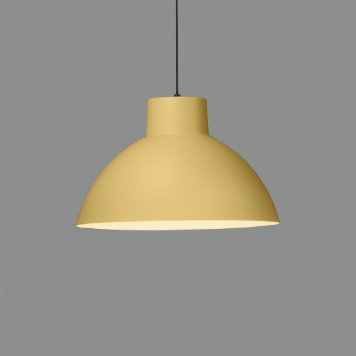 Immagine di Lampada a Sospensione Krabi-L Cupola Gialla 1 Luce Ø37,5 cm ACB