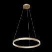 Immagine di Lampada a Sospensione Moderna Rim Anello Led 37w 4000k Ottone 60 cm Maytoni