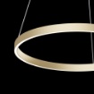 Immagine di Lampada a Sospensione Moderna Rim Anello Led 37w 4000k Ottone 60 cm Maytoni