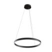 Immagine di Sospensione Moderna Rim Anello Nero 60 cm Led 37w 4000k Maytoni