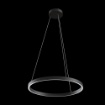 Immagine di Sospensione Moderna Rim Anello Nero 60 cm Led 37w 4000k Maytoni