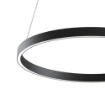 Immagine di Sospensione Moderna Rim Anello Nero 60 cm Led 37w 4000k Maytoni