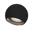 Immagine di Applique Parete Led per Esterno Stream Sfera Nera IP54 Maytoni