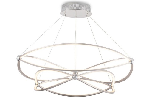 Immagine di Grande Lampadario Led 103w 3000k Design Futuristico Weave Maytoni