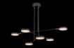 Picture of Lampadario Moderno Fad 6 Dischi Led Orientabili Nero Maytoni