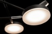 Immagine di Lampadario Moderno Fad 6 Dischi Led Orientabili Nero Maytoni