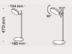 Immagine di Lampada Da Scrivania Orientabile Fad Led Dimmerabile Nero Maytoni