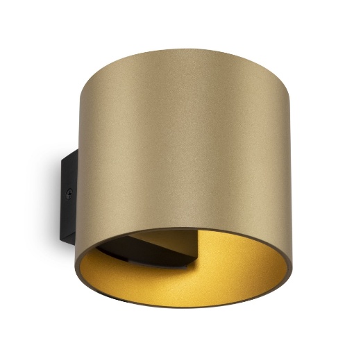 Immagine di Applique Moderna Cilindro Oro Doppia Emissione Rond Maytoni