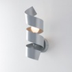 Immagine di Applique Parete Design Ricciolo Grigio Helix Be Light