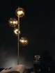 Picture of Piantana Metallo Honey PT 4 Luci Sfere Vetro Led Per Soggiorno Luce Ambiente Design