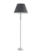 Immagine di Lampada Da Terra Shabby Piantana Bianca Con Paralume Grigio Favola Fan Europe