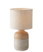 Picture of Lampada Tavolo In Ceramica Effetto Legno Per Soggiorno Woody M Fan Europe