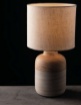 Picture of Lampada Tavolo In Ceramica Effetto Legno Per Soggiorno Woody M Fan Europe