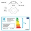 Picture of Faretto Da Controsoffitto  Incasso Rotondo Rigato Led GU10 Simplie 85mm Isyluce 707