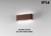 Immagine di Applique Biemissione Per Esterni LED 30w Wallet Corten IP54 Isyluce 512-20