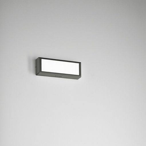 Immagine di Applique Brique Per Esterno Luce Frontale ISYLUCE 554 LED 12W IP65 Antracite