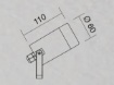 Immagine di Proiettore Cilindro Da Terra Parete Soffitto Per Esterno IP54 E-Sea Isyluce