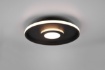 Immagine di Lampada da Soffitto Disco Nero Ascari Led 35w Switch Dimmer IP44 Trio Lighting