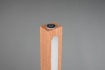 Immagine di Piantana Bacchetta Legno Vintage Led Touch Bellari Trio Lighting