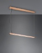 Picture of Lampadario Bacchetta Legno Vintage Doppio Led Sopra e Sotto Bellari Trio Lighting