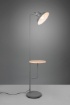 Picture of Piantana Industrial Asta Telescopica Mensola Portaoggetti Legno Butler Trio Lighting