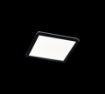 Immagine di Plafoniera Quadrata Bordo Nero Camilla IP44 Led Switch Dimmer Trio Lighting